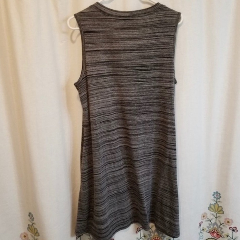 Grey heather pockets mini a line dress excellent condition size Medium NWOT